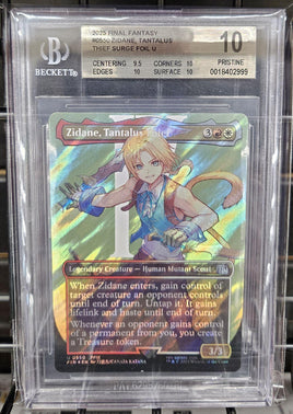 Graded Magic The Gathering - Zidane, Tantalus Thief #0550 Surge Foil Beckett 10 PRISTINE