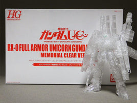 Bandai - Memorial Clear Ver - HGUC RX-0 Full Armor Unicorn Gundam (Unicorn Mode) 1/500