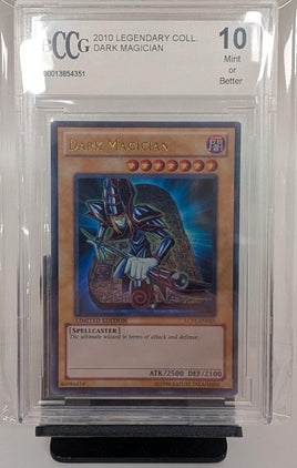 Graded Card - Yu-Gi-Oh - Dark Magician LC01-EN005 Limited Edition Beckett 10 Mint