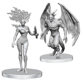 WizKids 90839 - Pathfinder Battle Deep Cuts Gargoyle & Shae