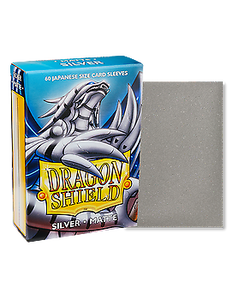 Dragon Shield - Small Sleeves - Matte Silver 60ct