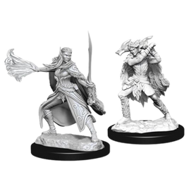 WizKids 90320 - D&D Nolzur's Marvelous Miniatures - Winter Eladrin & Spring Eladrin