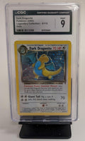 Graded Pokemon - Dark Dragonite #5 Holo CGC 9 MINT