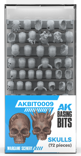 AK Interactive - Basing Bits - Skulls 72pc