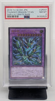 Graded Yu-Gi-Oh - Thunder Dragon Titan JPN UR #JP037 PSA 8 NM-MT