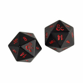 Ultra Pro - Dice - D&D Heavy Metal 2d20 - Black & Red