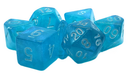 Old School Dice - Galaxy: Arctic Shimmer RPG Dice Set