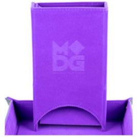 Metallic Dice Games - Dice Tower - Velvet Fold Up Dice Tower Purple