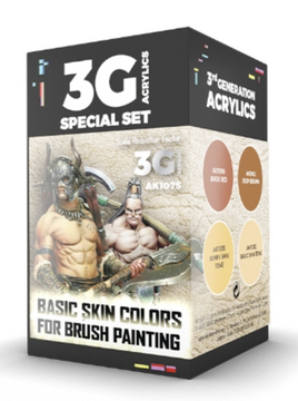 AK Interactive - 3Gen Acrylics Special Set: Basic Skin Colors