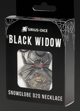 Sirius - Jewelry - D20 Necklace Black Widow
