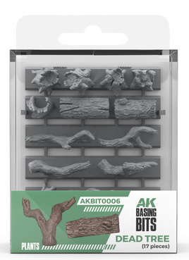 AK Interactive - Basing Bits: Dead Tree (17 Pieces)