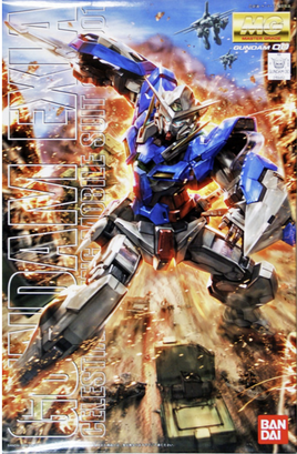 Bandai - Gundam 00 Series - GN-001 Gundam Exia Celestial Being Mobile Suit 1/144 MG Scale Model Kit