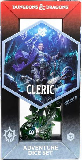 Sirius - Dice - D&D Cleric Green Adventure Dice Set
