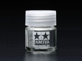 Tamiya - Tools - Paint Mixing 10ml Round Glass Jar