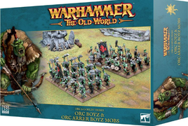 Warhammer The Old World - Orcs  Goblins - Orc Boyz and Arrer Boyz Mobs