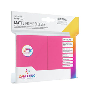 Gamegenic - Matte Prime Sleeves - Pink 100 ct