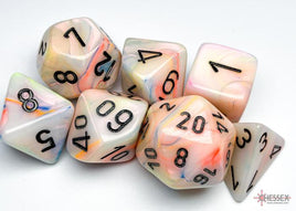 Chessex - 27442 - Festive Circus/black Polyhedral 7-Dice Set