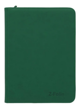 BCW - 9-Pocket Zippered Side-Load Z-Folio - Green 360 Capacity