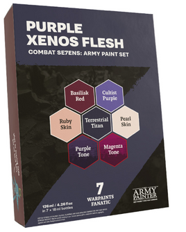 Army Painter - Warpaint Fanatic Purple Xenos Flesh Combat Se7ens Paint Set