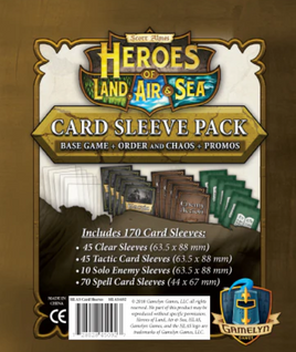 Heroes of Land, Air & Sea Card Sleeve Pack
