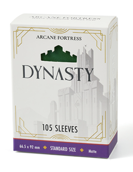 Arcane Fortress - Dynasty Forest Green Matte Sleeves 105 Count
