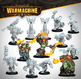 Warmachine - Southern Kriels Fire Tongue Warriors Command Cadre