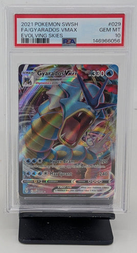 Graded Pokemon - Gyarados VMAX FZ #029 PSA 10 GEM MT