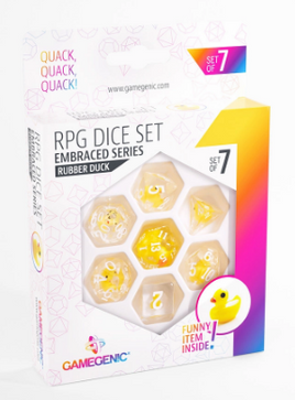 Gamegenic - Embraced Series: Rubber Duck RPG Dice Set