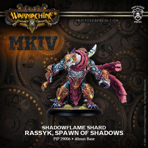 Warmachine MkIV - Khymaera Shadowflame Shard - Rassyk Spawn of Shadows