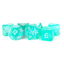 Fanroll - Stardust: Turquoise RPG Dice Set