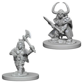 WizKids 72645 - D&D Nolzur's Marvelous Miniatures - Female Dwarf Barbarian