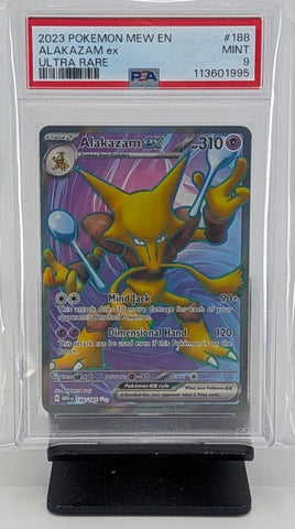 Graded Pokemon - Alakazam ex Ultra #188 PSA 9 MINT