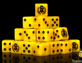 Baron of Dice - Almighty Hand 16mm Square Corner d6 Set