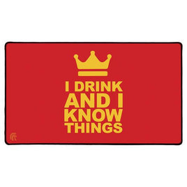 Legion - I Drink and I Know Things Stitched Edge Playmat