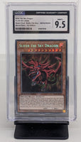 Graded Yu-Gi-Oh - Slifer the Sky Dragon #SBCB-EN201 CGC 9.5 MINT+
