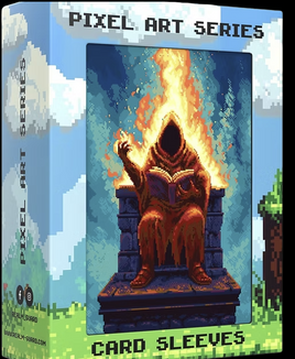 Realm Guard - Sorcerer's Tome Matte Pixel Art Sleeves 100+ Count