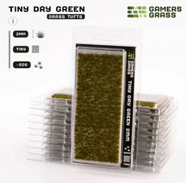Gamers Grass - Tiny Dry Green Grass Tufts Set