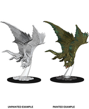 Load image into Gallery viewer, WizKids - D&amp;D Nolzur&#39;s Marvelous Miniatures 73710 - Young Bronze Dragon