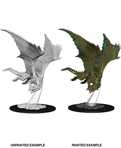 WizKids 73710 - D&D Nolzur's Marvelous Miniatures - Young Bronze Dragon