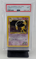 Graded Pokemon - Sabrina's Alakazam #16 Holo PSA 9 MINT