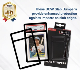 BCW Graded Slab Bumpers for PSA - Black