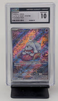 Graded Pokemon - Greavard #214/198 Illustration Rare CGC 10 GEM MINT
