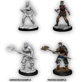 WizKids 90145 - D&D Nolzur's Marvelous Miniatures - Female Orc Barbarian