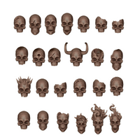AK Interactive - Basing Bits - Skulls 72pc