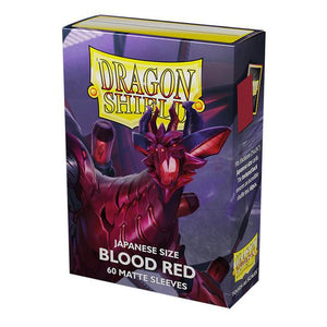Dragon Shield - Small Sleeves - Matte Blood Red 60ct