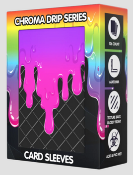 Realm Guard - Violet Fusion Chroma Drip Matte Art Sleeves 100+ Count