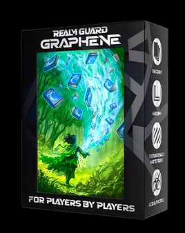 Realm Guard - Blue Green Wizard Graphene Matte Sleeves 100+ Count