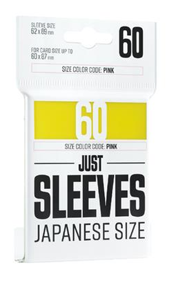 Just Sleeves - Yellow (60 Count)