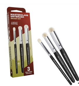 Army Painter - Masterclass Drybrush Brush Set (3pc)