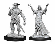 Load image into Gallery viewer, Pathfinder - Deep Cuts - Plague Doctor &amp; Cultist Unpainted Miniatures